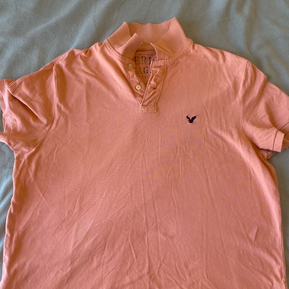 Short sleeve polo coral 3xl